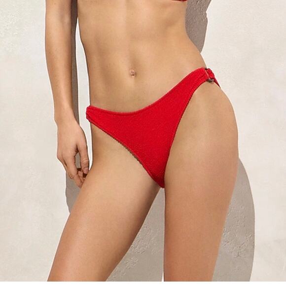 J Crew Other - J Crew Women's Ronnie O-Ring Bikini Swim Bottom Small Red Beach